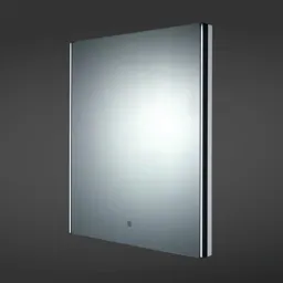 RAK Resort LED Bathroom Mirror with Demister Pad and Shaver Socket 800 x 650mm - Mains Power