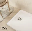 RAK Feeling Rectangular Shower Tray 800 x 1200mm - Solid White