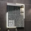 RAK Citrine LED Bathroom Mirror with Demister Pad and Shaver Socket 800 x 600mm - Mains Power