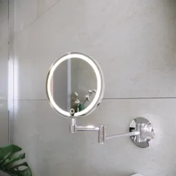 RAK Demeter Round LED Shaving Mirror 200 x 200mm - Mains Power