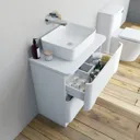 Mode Ellis essen floorstanding vanity drawer unit and countertop 800mm
