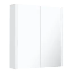 Orchard Derwent white mirror cabinet 650 x 600mm