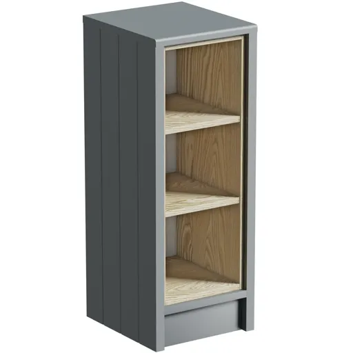 Orchard Dulwich stone grey open storage unit 800 x 300mm