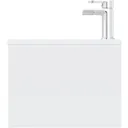 Mode Burton white & grey ice stone wall hung double vanity unit and basin 1200mm