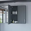 Reeves Newbury dusk grey wall hung cabinet 720 x 300mm