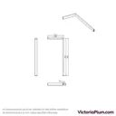 Mode 8mm wet room shower enclosure pack with hinged return panel