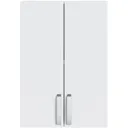Reeves Nouvel gloss white wall hung cabinet 720 x 500mm