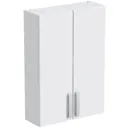 Reeves Nouvel gloss white wall hung cabinet 720 x 500mm