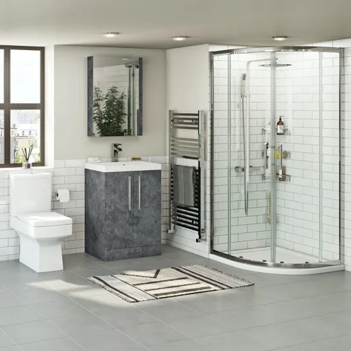 Orchard Wye complete quadrant shower enclosure suite