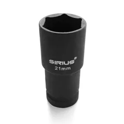 Sirius 1/2" Drive Impact Scaffolders Socket 21mm With Ring and Pin - 1/2", 21mm