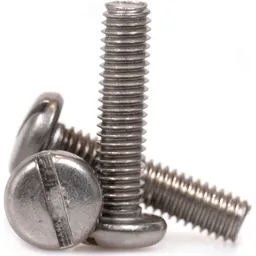 Sirius Pan Head Machine Screw Slotted A4 316 Stainless Steel - M6, 25mm, Pack of 1