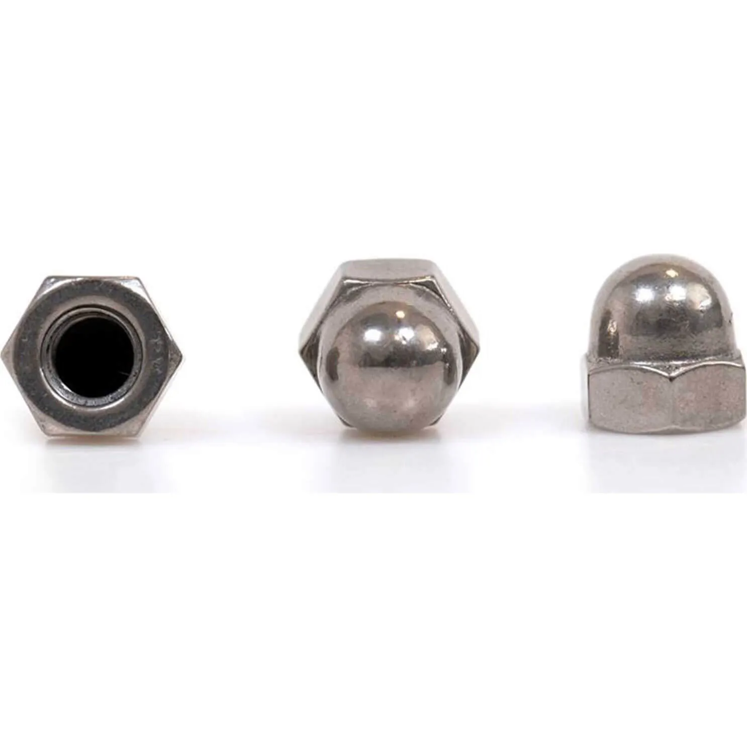 Sirius A2 304 Stainless Steel Hexagon Dome Nuts - M6