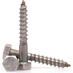 Sirius A2  304 Stainless Steel Hexagon Coachscrews - 6mm, 90mm