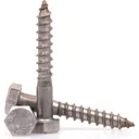 Sirius A2  304 Stainless Steel Hexagon Coachscrews - 8mm, 30mm