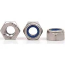 Sirius A4 316 Stainless Steel Nyloc Nuts - M3