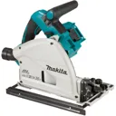 Makita DSP600ZJ Twin 18v LXT Cordless Brushless Plunge Saw 6 Piece Kit - 2 x 5ah Li-ion, Charger, Case & Accessories