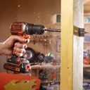Black and Decker BL186 18v Cordless Brushless Drill Driver - 2 x 1.5ah Li-ion, Charger, No Case