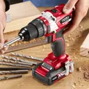 Ozito PXBHS 18v Cordless Brushless Combi Drill - 2 x 2ah Li-ion, Charger, No Case