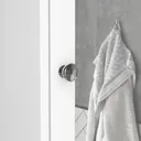 Lassic Rebecca Jones Matt White Single Mirrored Wall Cabinet (W)340mm (H)530mm