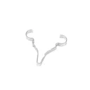 D-Line Steel 10mm Non self-adhesive Stag clip Pack of 20