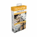 D-Line Black 4 Piece Cable tidy kit