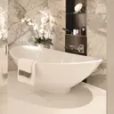 BC Designs Kurv Freestanding Bath White 1890 x 900mm - BAB005