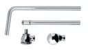BC Designs Push Down Exposed Extended Bath Waste Chrome - WAS050