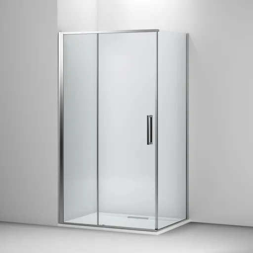 Mira Ascend 1200 x 800mm Framed Sliding Shower Door and Side Panel - 8mm Glass