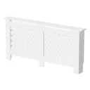 Radiator Cover Extra Large - White Cross Pattern