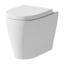 Regis White Gloss Concealed Cistern Unit & Bordeaux Toilet - 500mm Width (215mm Depth)