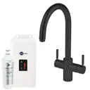 Insinkerator 3-in-1 Boiling Water Tap with Tank - Curved Black