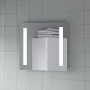 Artis Aqua LED Bathroom Mirror with Demister Pad - 500 x 500mm - Mains Power