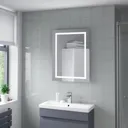Artis Niteo LED Bathroom Mirror - 700 x 500mm - Battery Operated