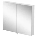Artis Ferro Double Door Stainless Steel Mirror Cabinet 800 x 700mm