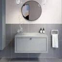 Vitusso Concrete Wall Hung Vanity Unit - 800mm Width