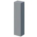 Vitusso Concrete Wall Hung Tall Bathroom Cabinet - 1380 x 350mm