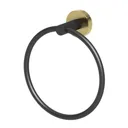 Architeckt Europa Black and Gold Towel Ring