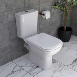 Baystone Paris Premium Close Coupled Toilet with Soft Close Seat