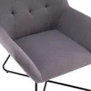 Turio Stone grey Linen effect Chair (H)865mm (W)750mm (D)800mm