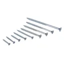Zinc PZ Self-countersunk Zinc-plated Carbon steel (C1022) Flooring Wood screw, Pack of 1400