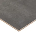 Konkrete Rectangular Anthracite Matt Modern Concrete effect Ceramic Wall Tile