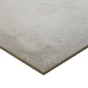 Kontainer Light grey Matt Flat Concrete effect Square Porcelain Wall & floor Tile Sample