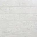 Soft travertine Light grey Matt Plain Stone effect Ceramic Wall Tile Sample