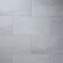 Soft travertine Grey Matt Stone effect Porcelain Wall & floor Tile Sample