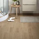 Arrezo Beige Matt Wood effect Porcelain Wall & floor Tile Sample