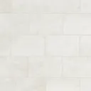 Commo White Gloss Plain Stone effect Ceramic Wall Tile Sample