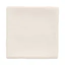Vernisse Square Off white Gloss Plain Ceramic Wall Tile Sample