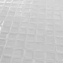 Vernisse Square Grey Gloss Plain Ceramic Wall Tile Sample