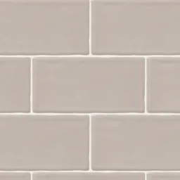 Vernisse Mauve chalk Gloss Plain Ceramic Indoor Wall Tile, Pack of 80, (L)150mm (W)75.4mm