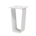 GoodHome Atomia White Cabinet feet 110mm, Pack of 2